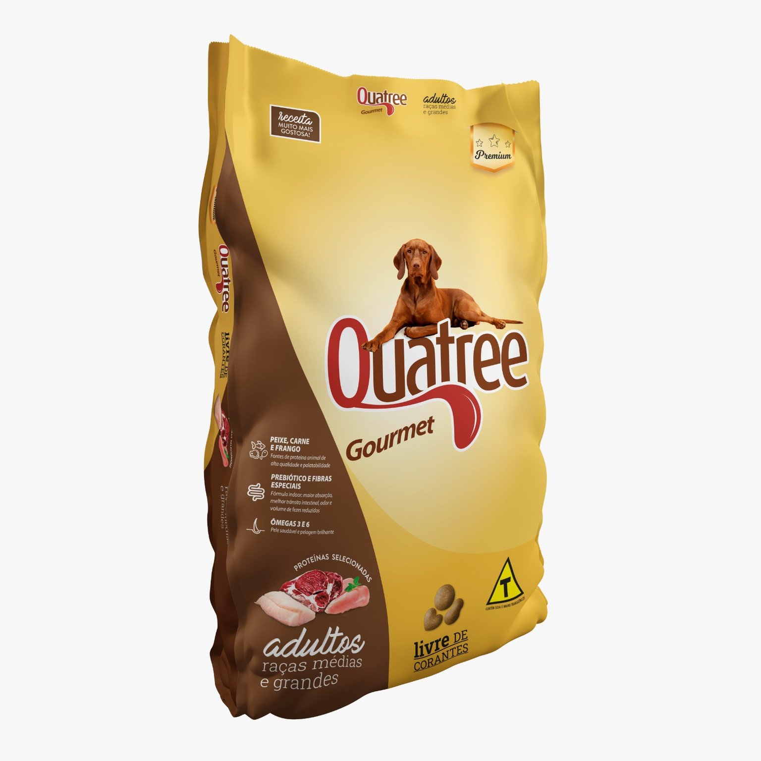 QUATREE GOURMET ADULTOS  SEM CORANTES 20KG