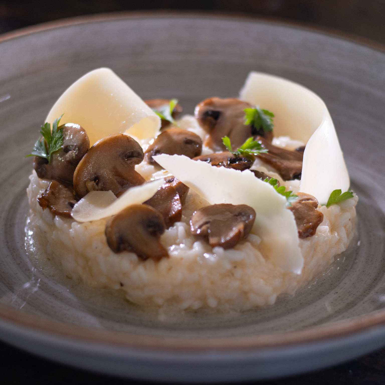 RISOTO DE COGUMELOS