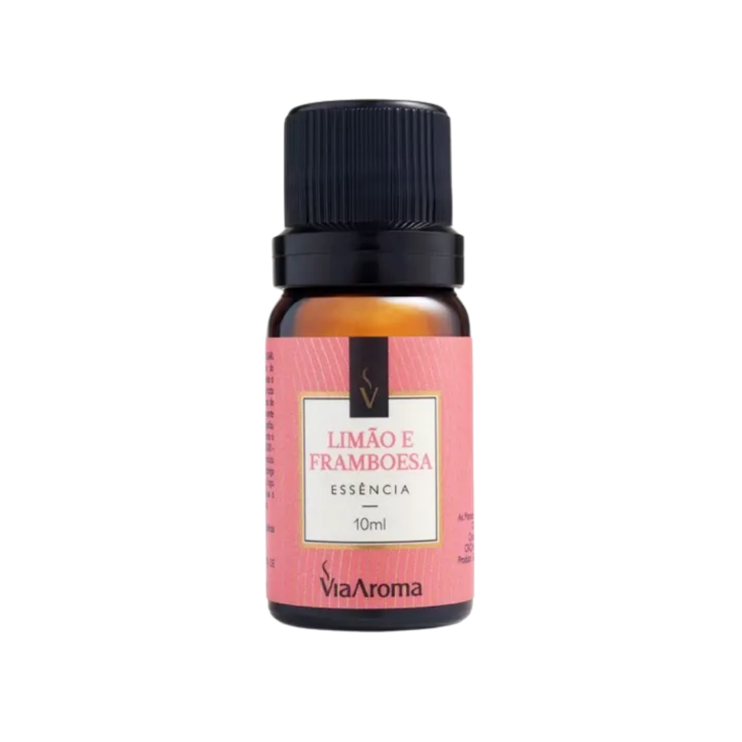ESSENCIA LIMÃO E FRAMBOESA VIA AROMA 10ML