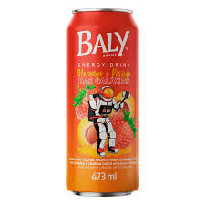 ENERGETICO BALY MORANGO C/ PESSEGO  473 ML  