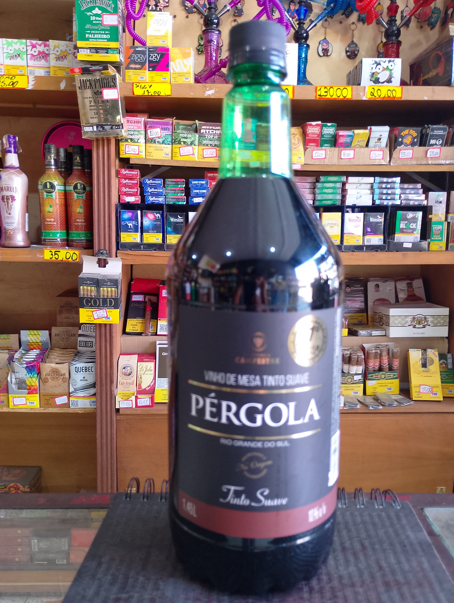 VINHO PERGOLA TINTO SUAVE  1.450ML