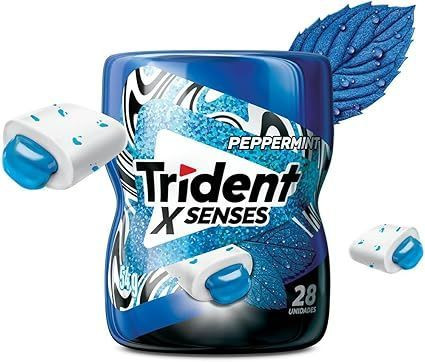 CHICLETE TRIDENT XSENSES PEPPERMINT 54G