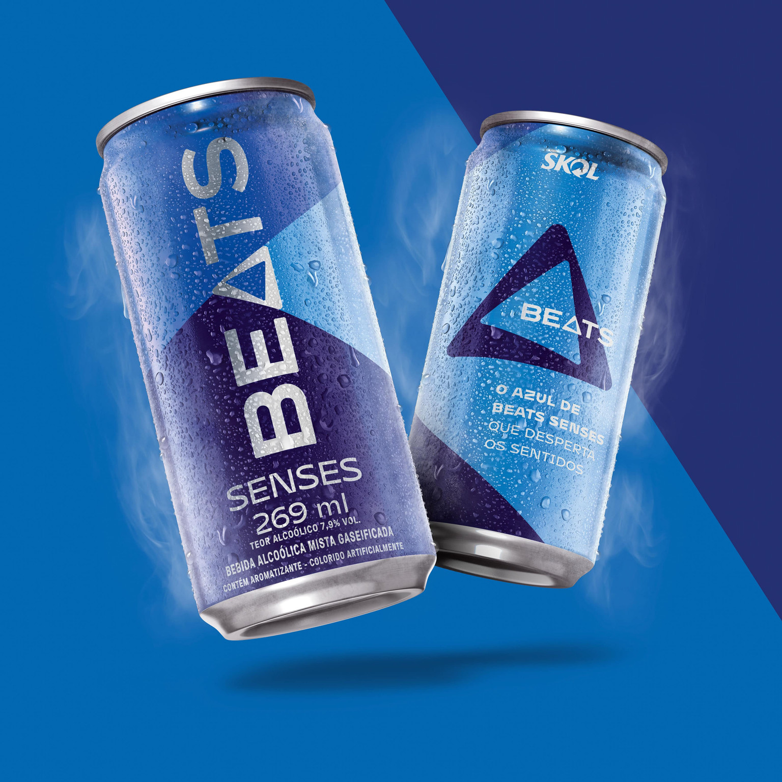 SKOL BEATS 269ML SENSES LATA