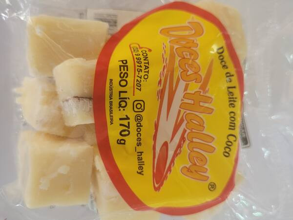 Doce de leite com coco halley 170g
