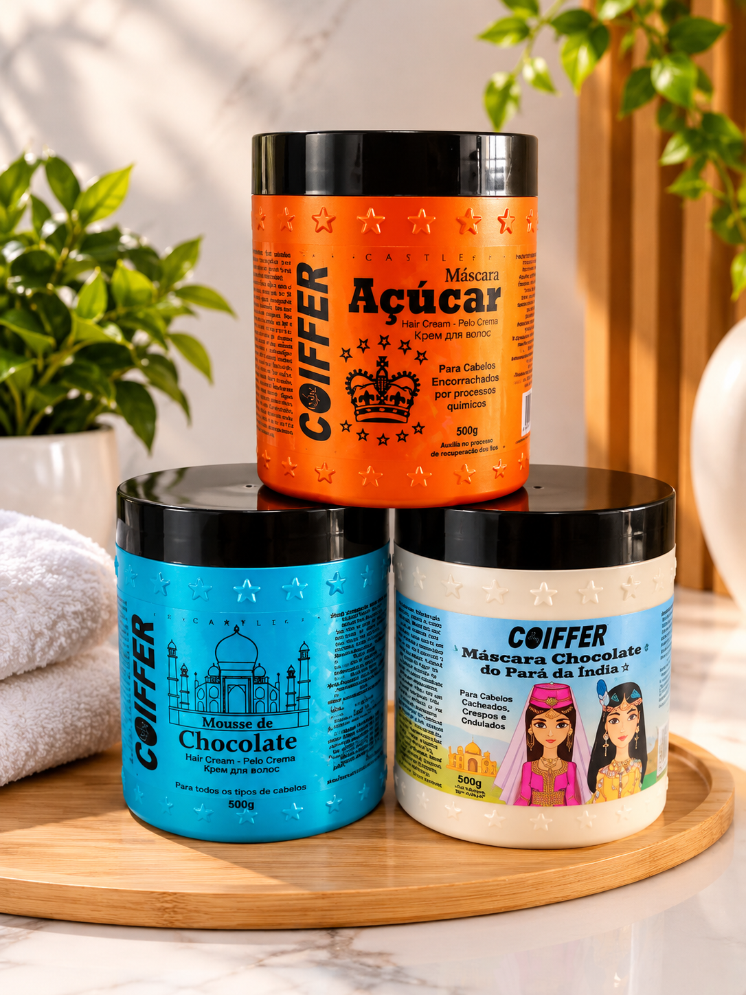 KIT PROF. BLEND DE MASCARAS COIFFER C/3PROD.