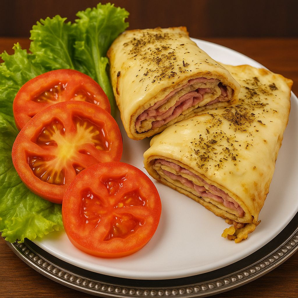 OMELETE PRESUNTO E QUEIJO