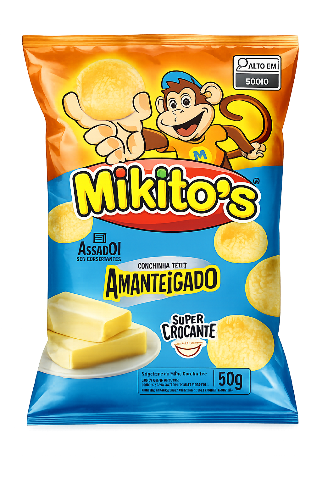 SALGADINHO MIKITOS AMANTEIGADO 50G