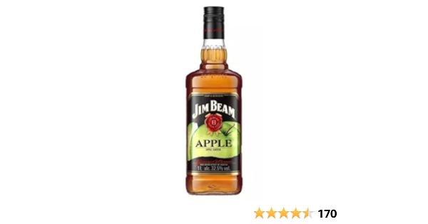 WHISKY JIM BEAM APPLE LICOR 1L
