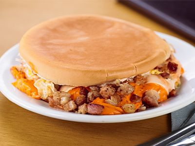 Xis Bacon com Cheddar