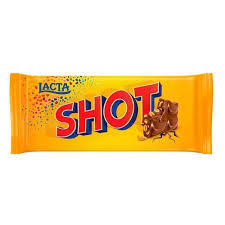 Choc barra Lacta Shot 80g