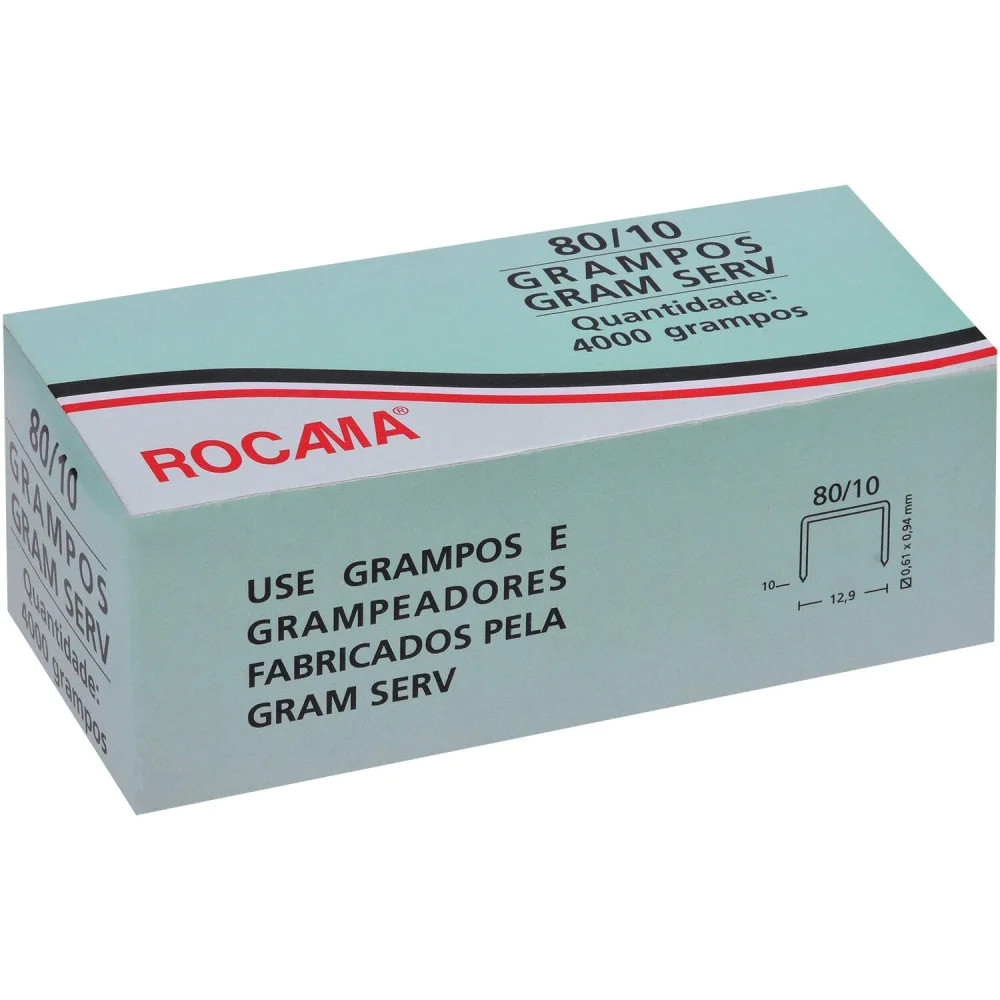 Grampos Gram Serv Rocama 80/10