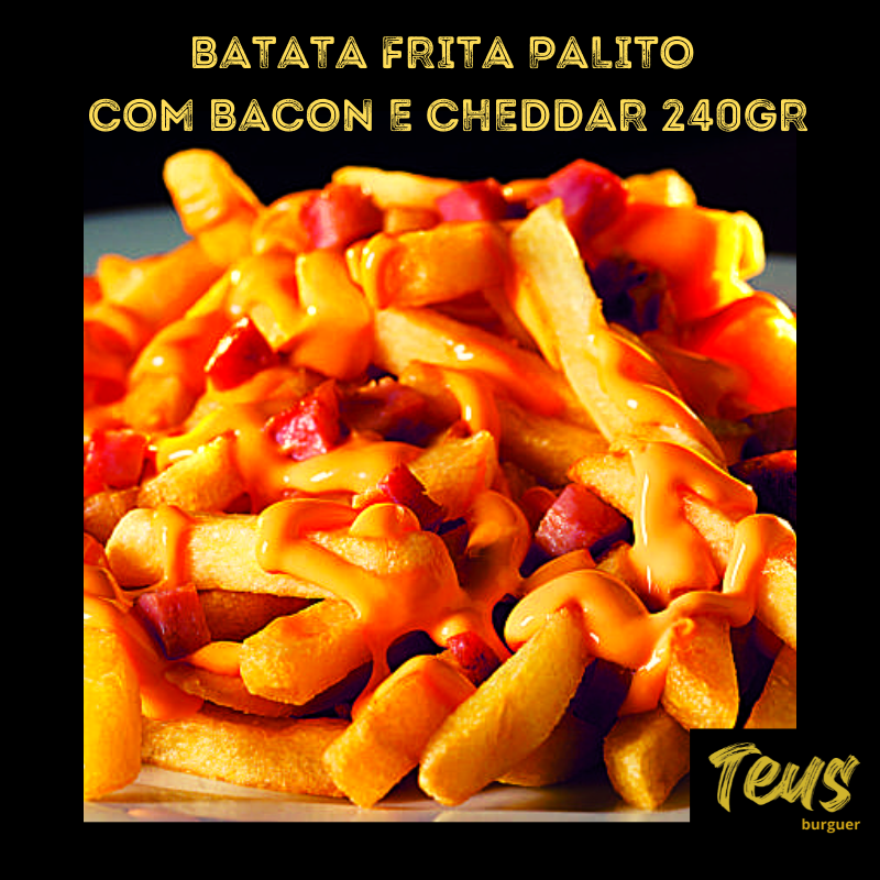 BATATA C/ BACON E CHEDDAR