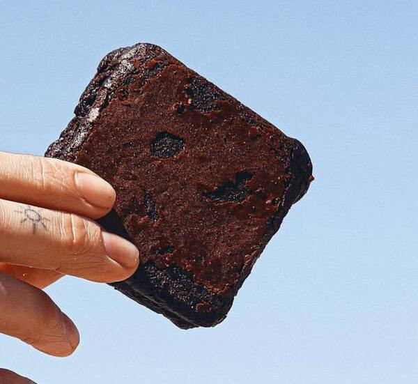 Brownie de chocolate sem glúten (sem farinha).