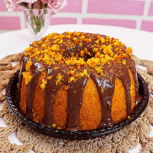 BOLO VULCAO CENOURA/BRIGADEIRO