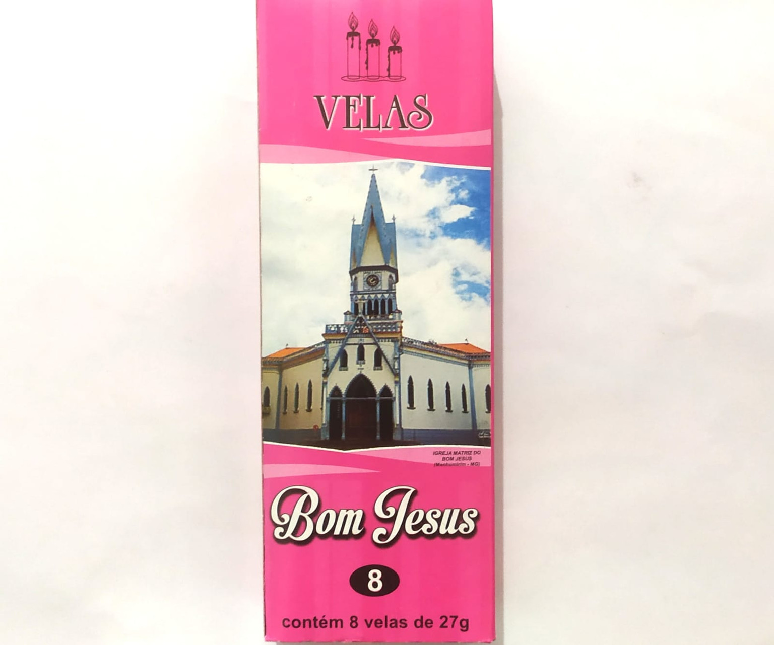 VELAS BOM JESUS C/8 N8 27G