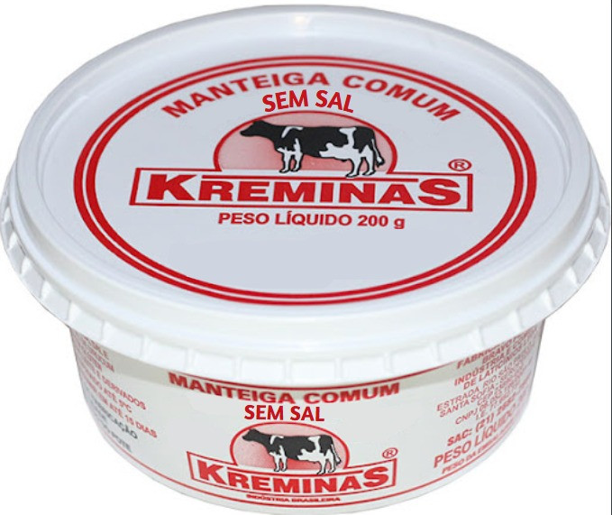 Manteiga Kreminas Pt 200g Com Sal