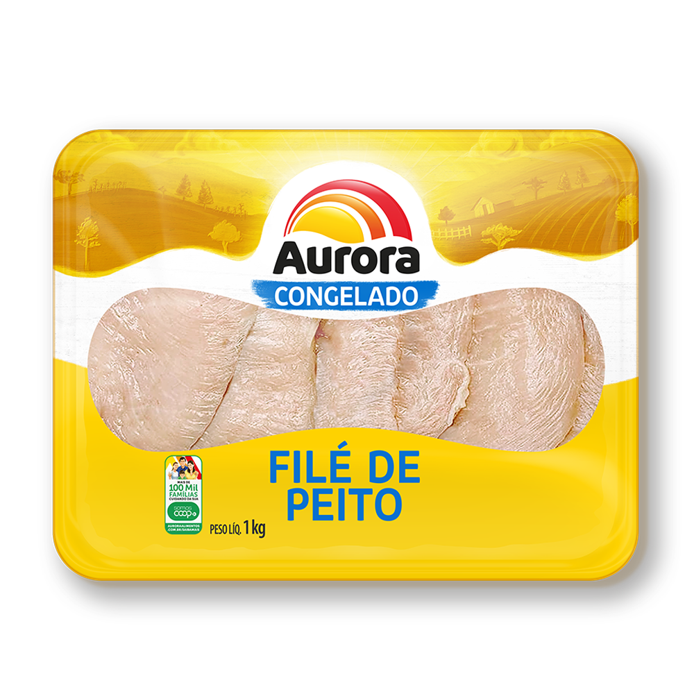 File Peito De Frango Aurora Bd 1kg