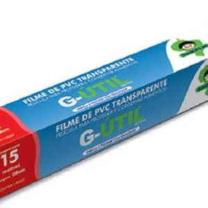 PAPEL FILME PVC TRANSPARENTE 15 METROS