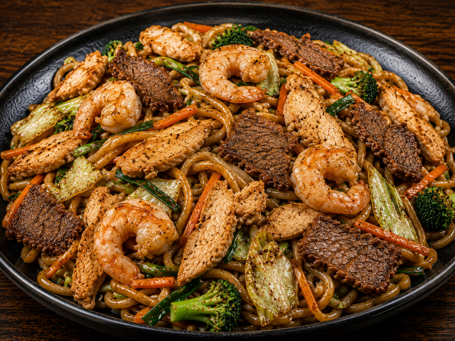 YAKISOBA MISTO COM CAMARAO 500G