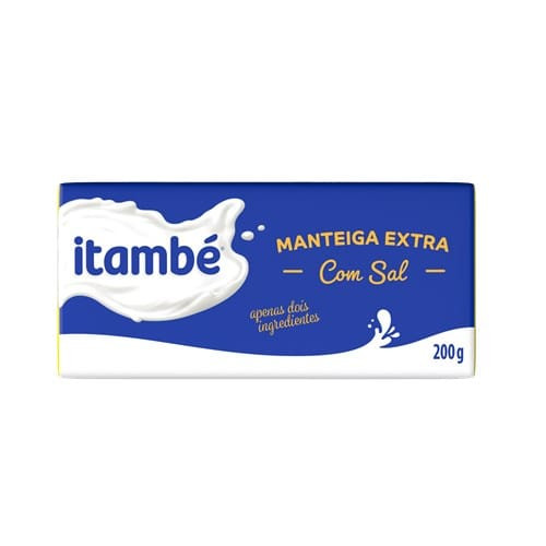 Manteiga com Sal Tablete Itambé 200g