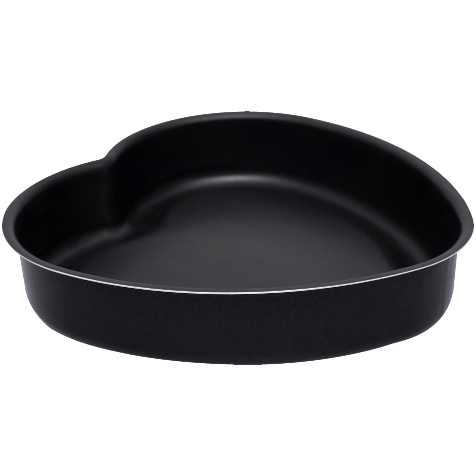 FORMA P/ BOLO DOCESAR CORAÇAO ANTIADERENTE PRETA PISCINA 2L