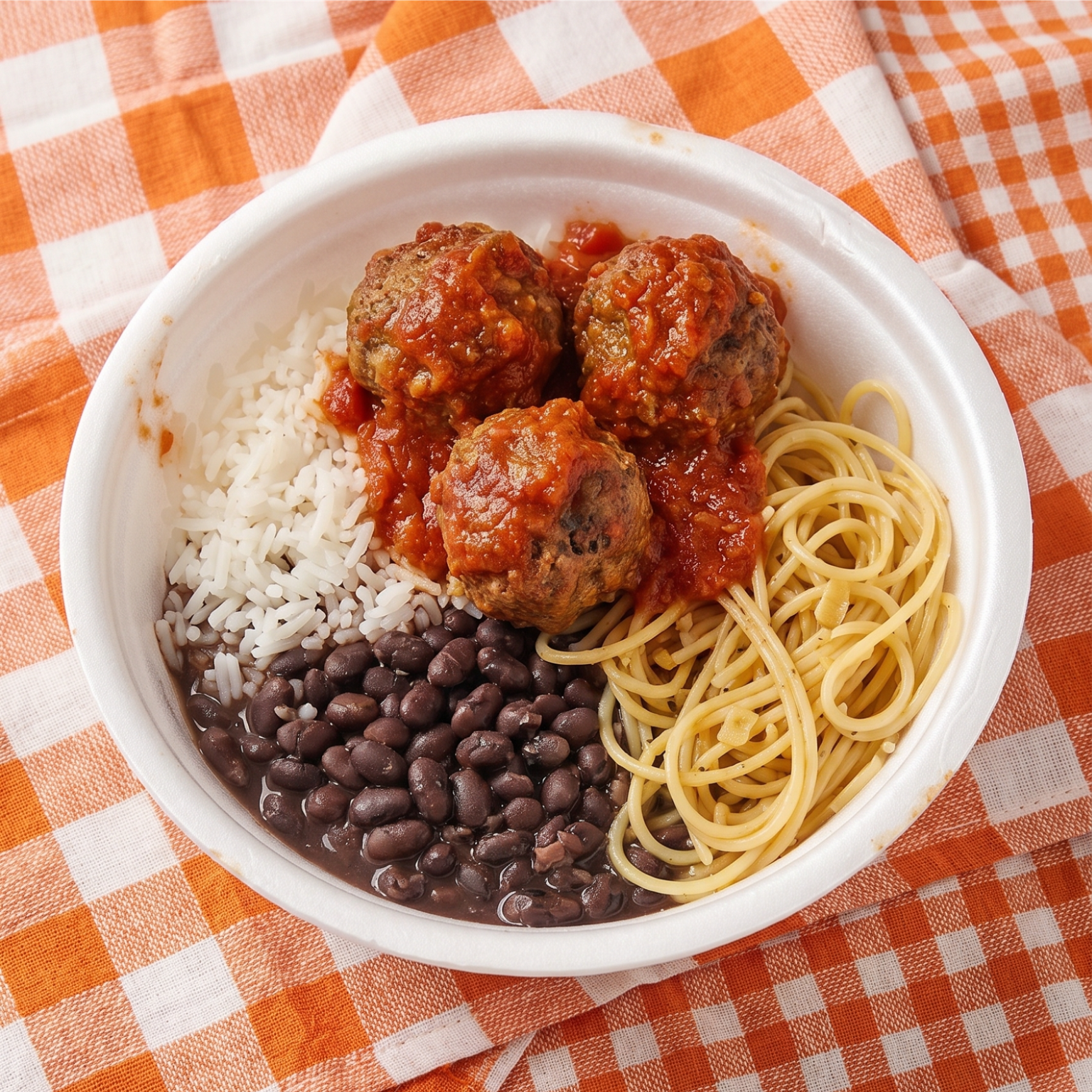 Marmitex Almôndegas de Carne ao Molho