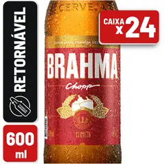Cerveja Brahma Chopp Retornável 600ml 