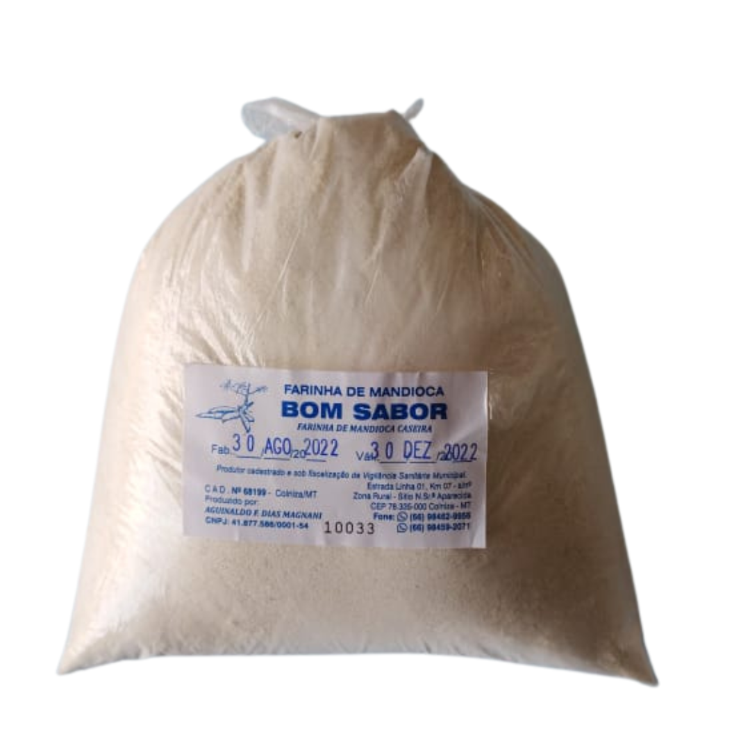 FARINHA DE MANDIOCA BOM SABOR ARTESANAL 1KG