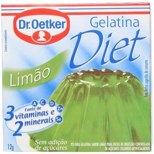 Gelatina em Pó Dr Oetker Diet Limão Caixa 12g