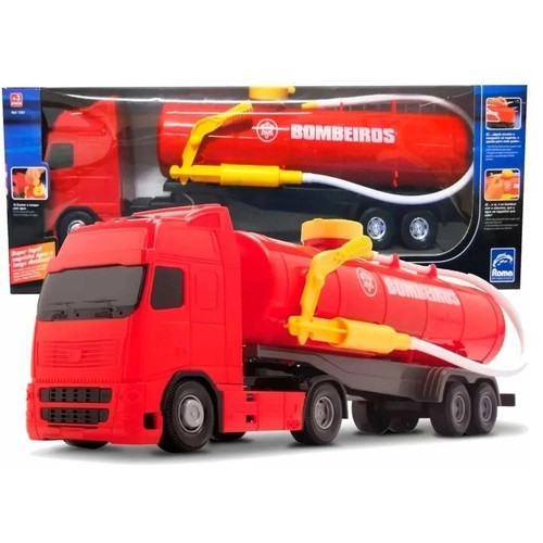 BRINQUEDO CARRETA VOYAGER BOMBEIRO CX48CM