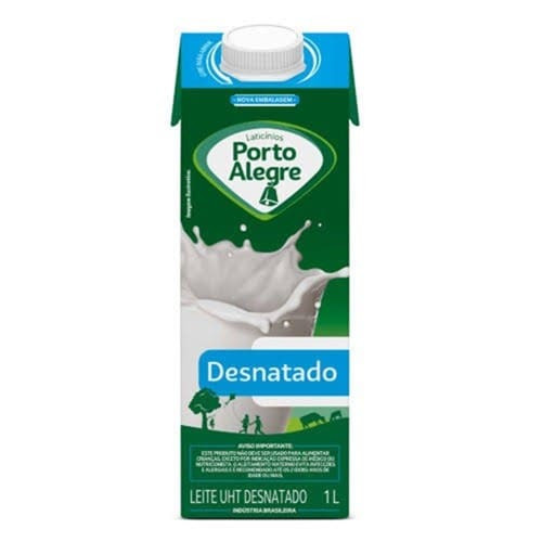 Leite Uht Desnatado Porto Alegre 1 Litro