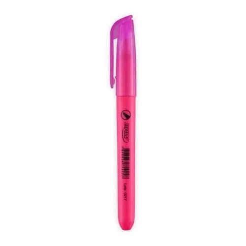 CANETA MARCA TEXTO FLUORESCENTE ROSA BRW
