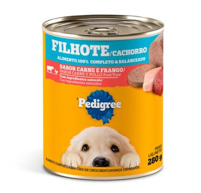 Patê Pedigree Filhote Carne 