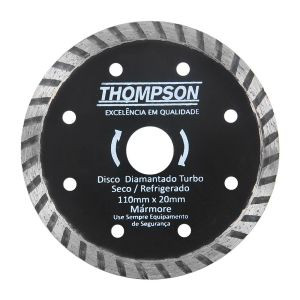 DISCO CORTE DIAMANTADO THOMPSON TURBO 110X20MM