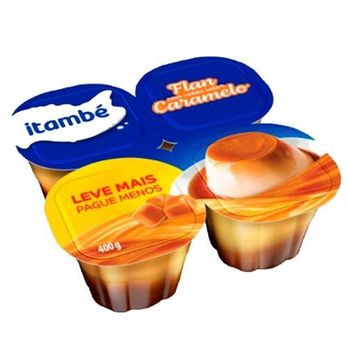 Sobremesa Cremosa Flan Caramelo Itambé 400g
