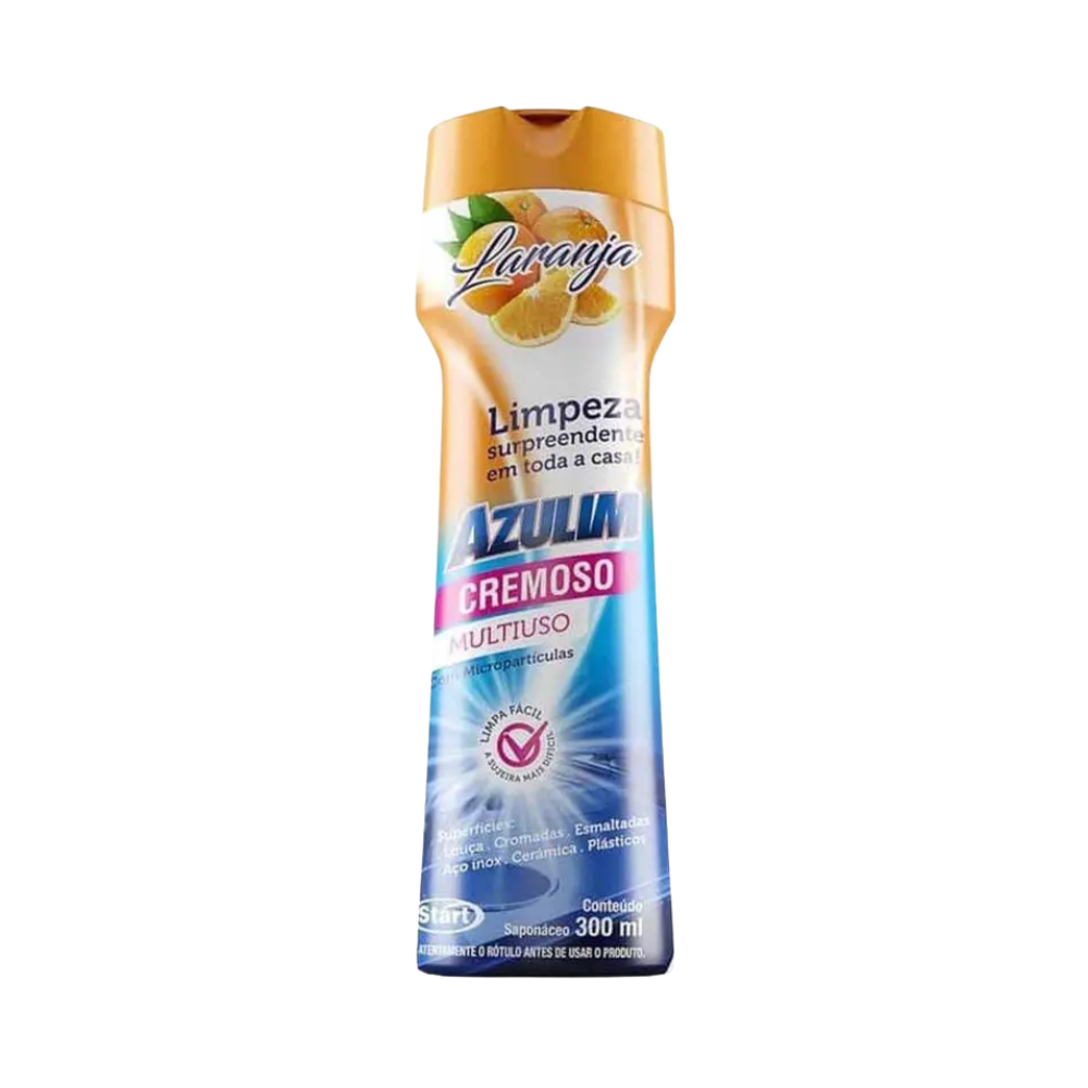 MULTIUSO CREMOSO AZULIM 300ML LARANJA