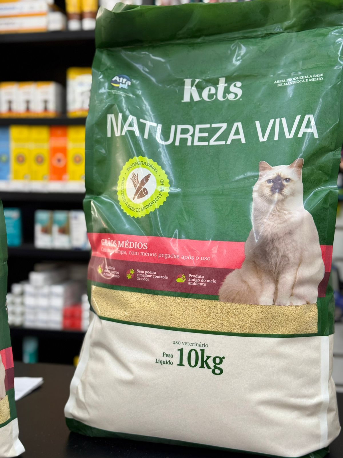 Areia Kets Natureza Viva Média 10kg 