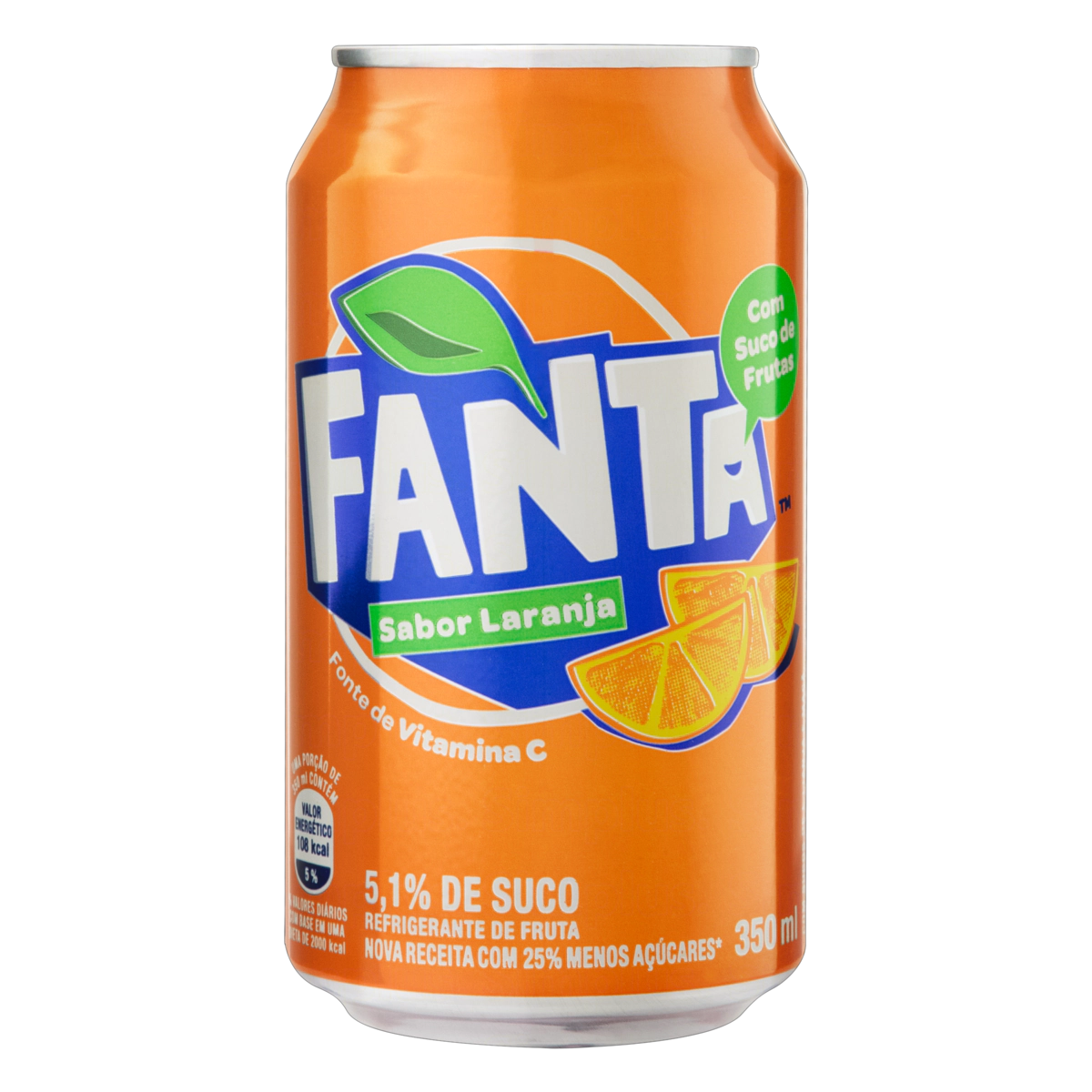LATA 350ML - FANTA LARANJA