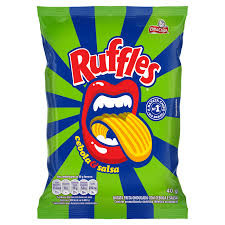 BATATA RUFFLES CEBOLA E SALSA 32G ELMA CHIPS RUFLES