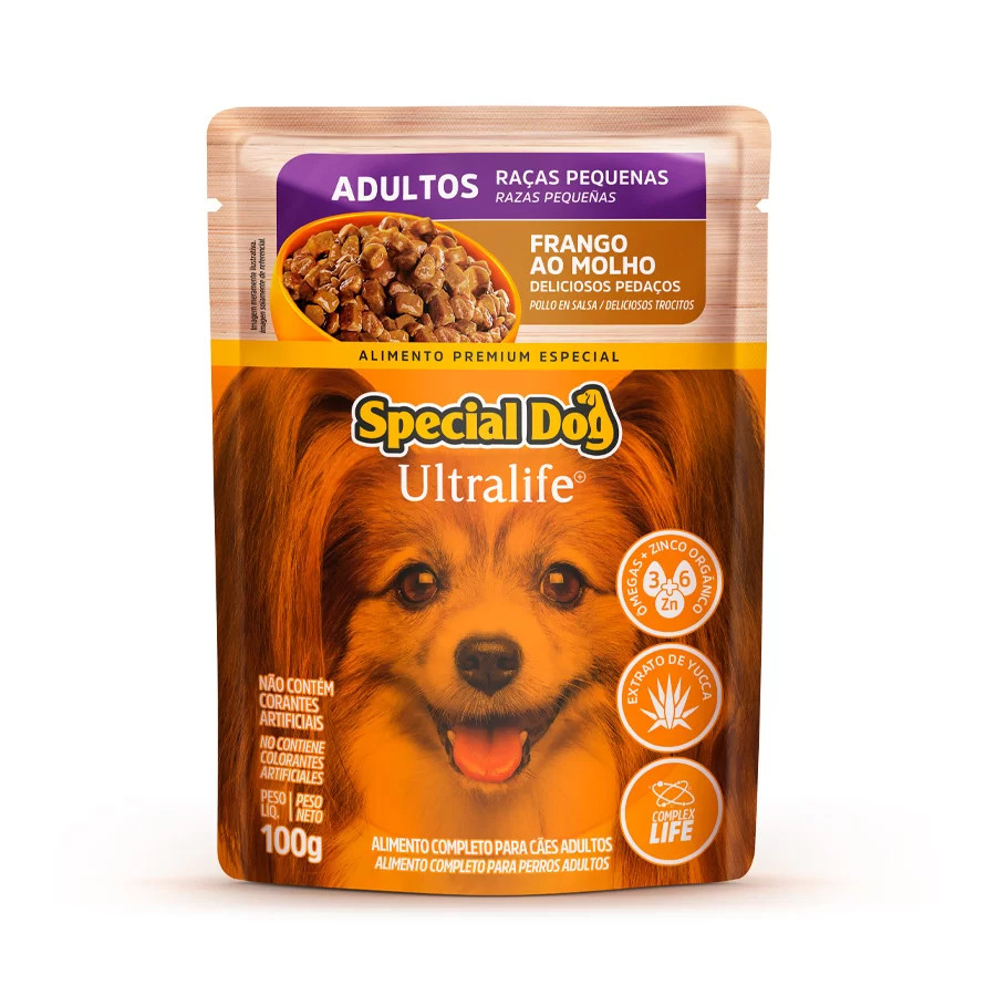 Sachê SpecialDog Raças Peq. Frango ao Molho