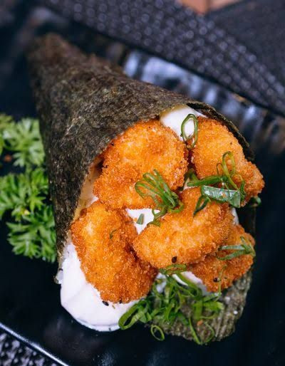 Temaki Camarao Empanado