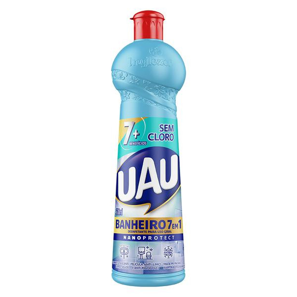 LIMP BANHEIRO SEM CLORO UAU 500ML 7 EM 1