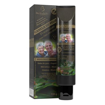 POMADA MASSAG CANELA DE VELHO PREM 150G BIO INST