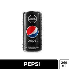 REFRIGERANTE PEPSI BLACK ZERO LATA 269ML