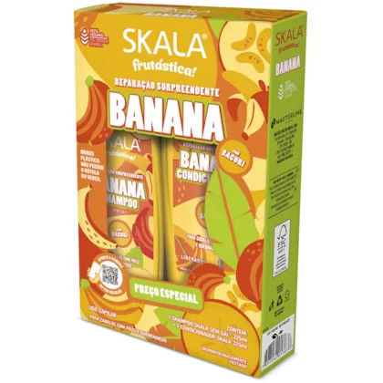 KIT SHAMPOO+COND SKALA BANANA 325ML