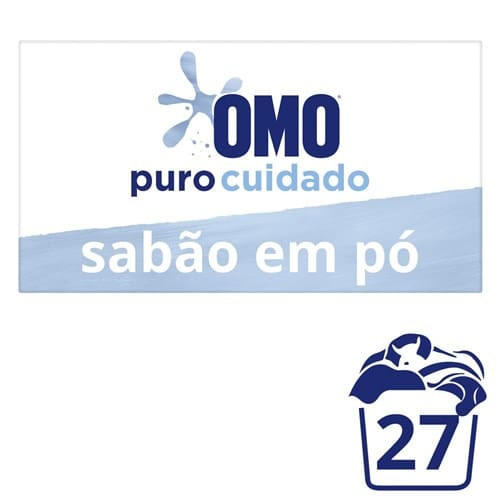 Lava Roupas em Pó Puro Cuidado Omo 2,2kg
