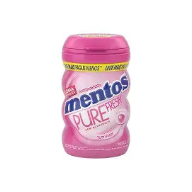 Goma de Mascar Rosa Pure Fruit sem acucares (Mentos) 2g