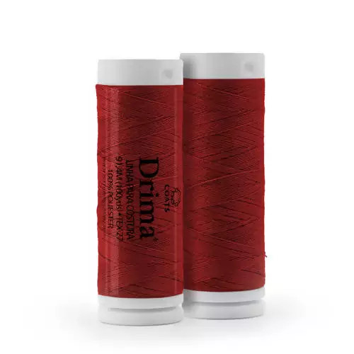 LINHA COSTURA DRIMA VERMELHO 200