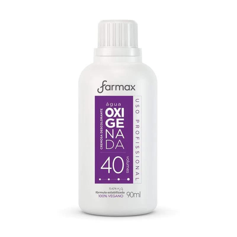 ÁGUA OXIGENADA FARMAX 40 VOL. 90ML CREMOSA