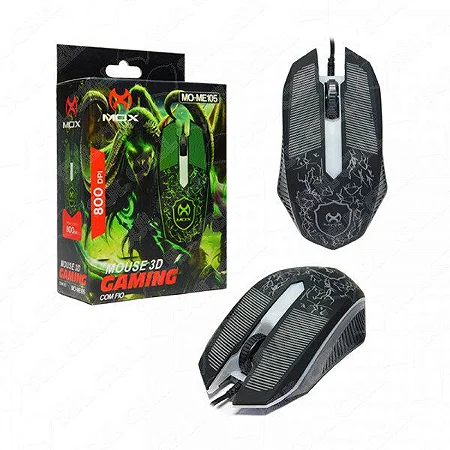 Mouse GAMER com fio - MOX